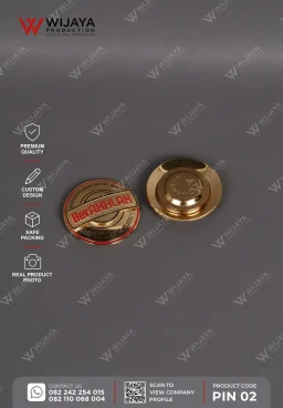 Pin Logam BerAKHLAK Magnet