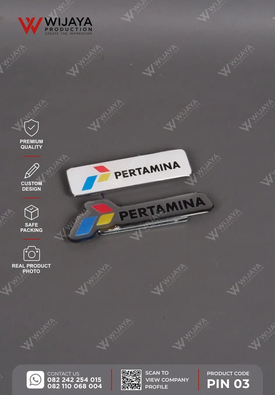 Pin Logam Pertamina