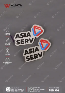 Pin Logam Asia Serv