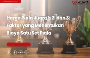Read more about the article Harga Piala Juara 1, 2, dan 3: Faktor yang Menentukan Biaya Satu Set Piala