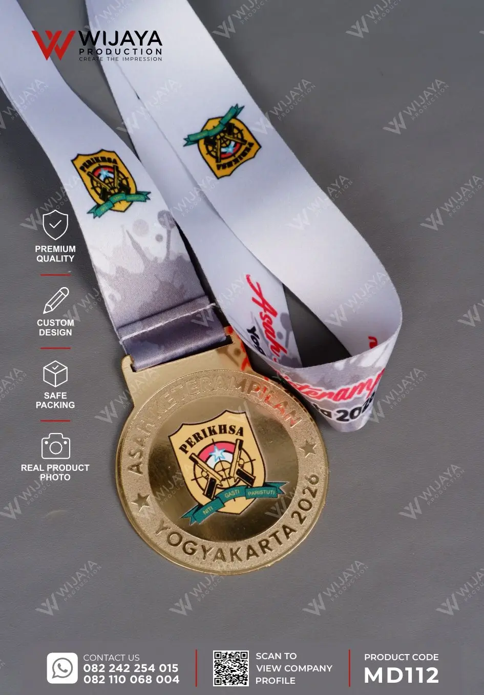 Detail Medali Logam Asah Keterampilan PERIKHSA
