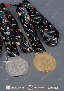 Detail Medali Logam Airborne Cup 2026
