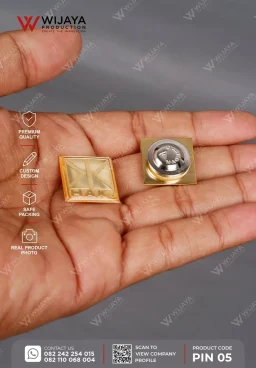 Pin Logam Haki Magnet