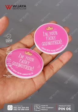 Pin Akrilik Moms Crew Hstbs Angkatan 20