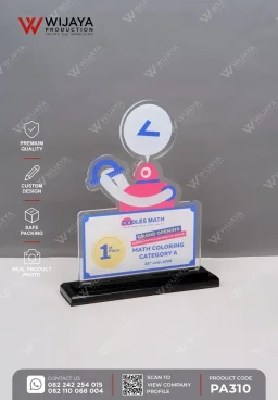 Plakat Akrilik Penghargaan Kompetisi Edukasi & Event Anak
