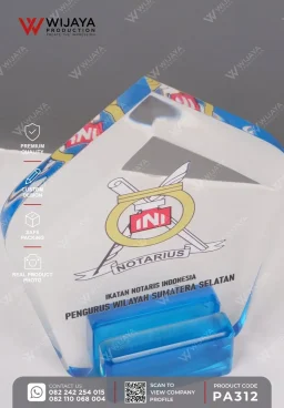 Plakat Akrilik Penghargaan Ikatan Notaris Indonesia (INI)