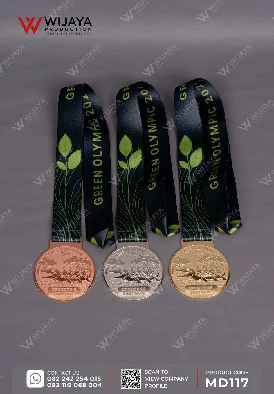 Medali Logam Green Olympic 2026