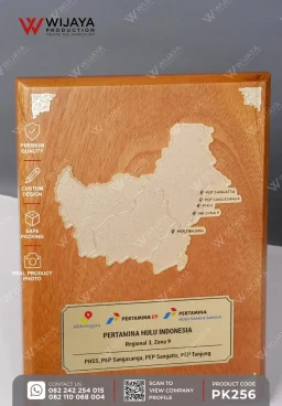 Plakat Kayu Peta K...