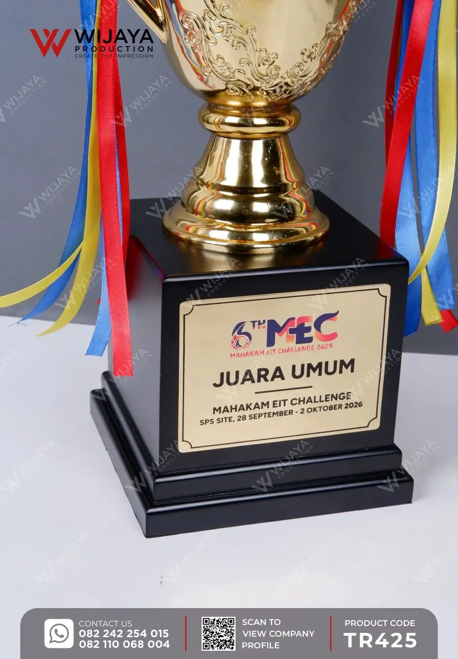 Detail Piala Juara Umum Mahakam EIT Challenge