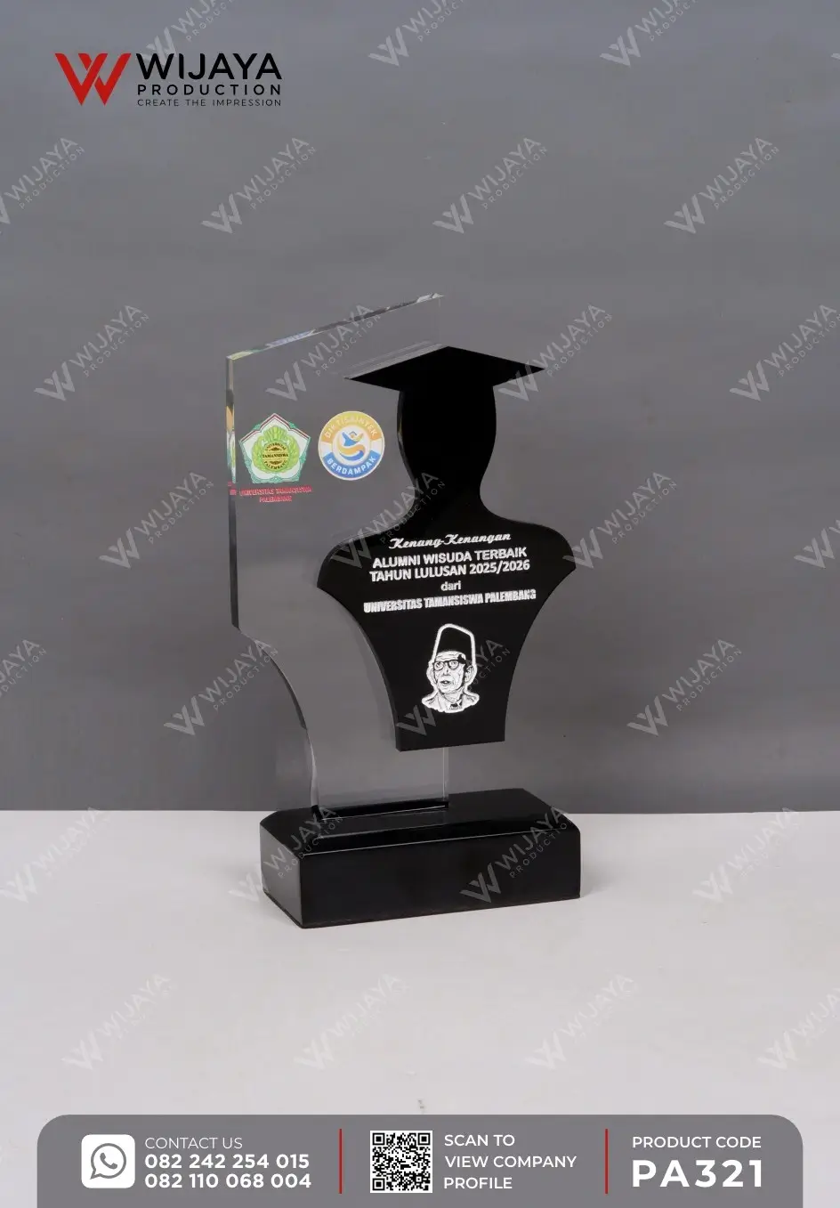 Plakat Akrilik Penghargaan Wisuda & Kelulusan Akademik
