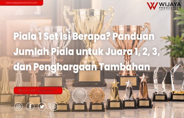 You are currently viewing Piala 1 Set Isi Berapa? Panduan Jumlah Piala untuk Juara 1, 2, 3, dan Penghargaan Tambahan