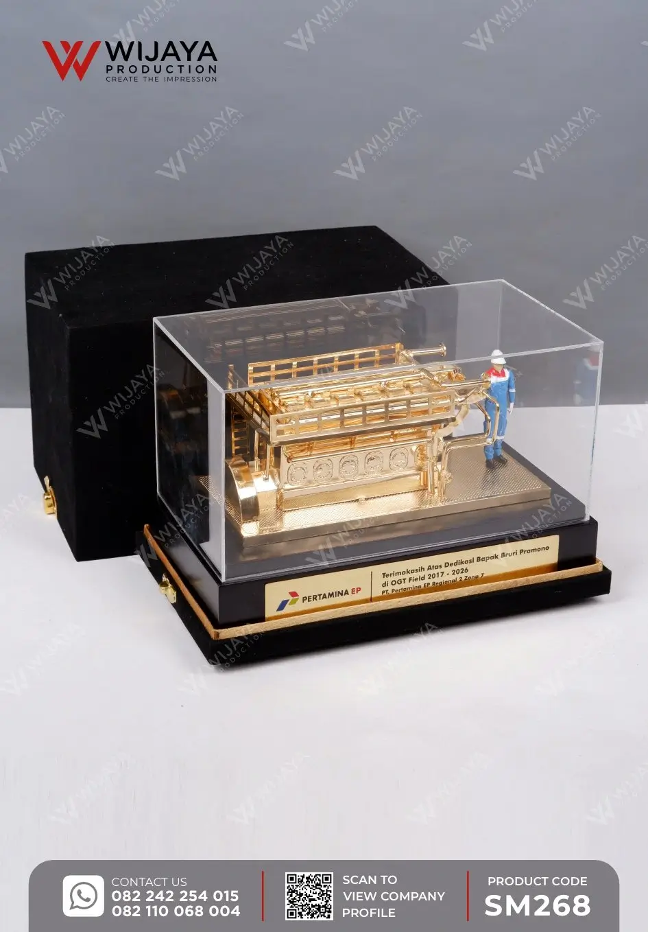 Box Miniatur Custom Mesin Fasilitas Migas Pertamina EP