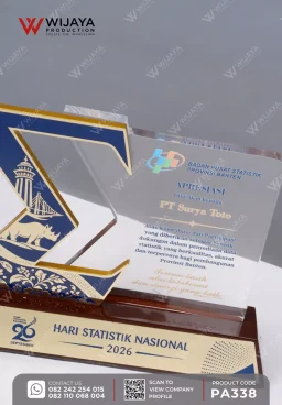 Plakat Akrilik Apresiasi BPS & Hari Statistik Nasional