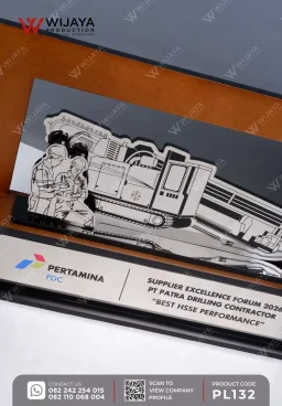 Plakat Logam Pertamina...