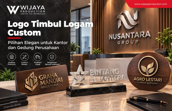 You are currently viewing Logo Timbul Logam Custom: Pilihan Elegan untuk Kantor dan Gedung Perusahaan